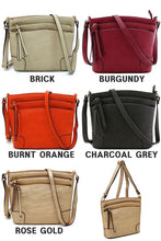 Load image into Gallery viewer, Fashion Multi Zip Pocket Crossbody Bag
