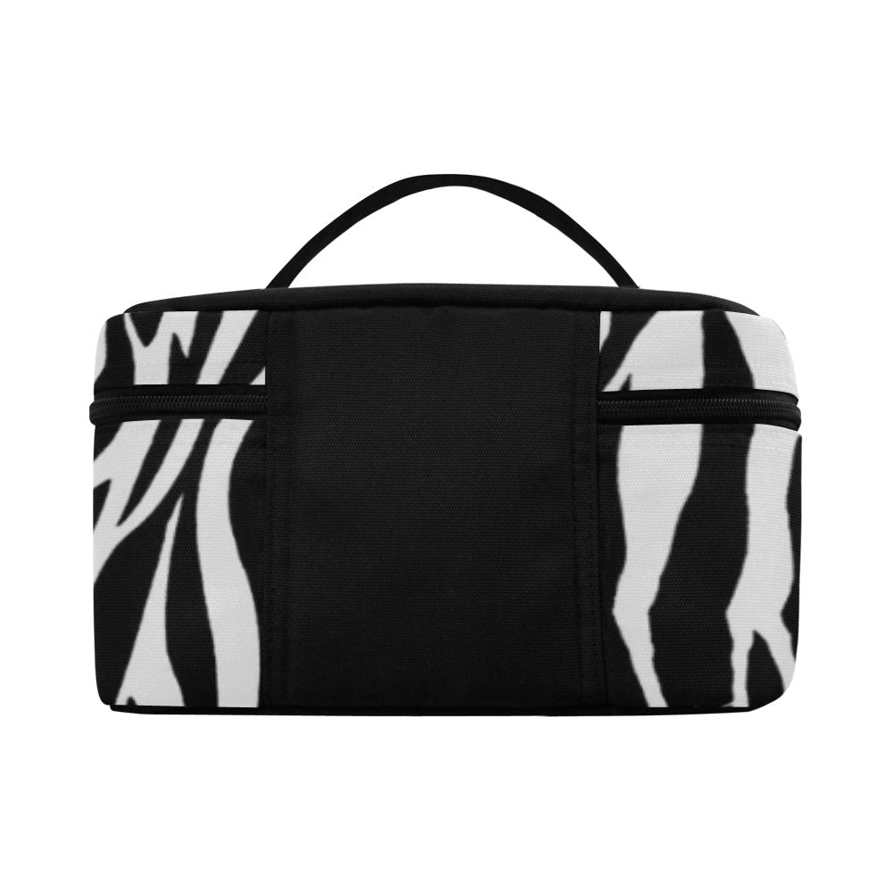 Ti Amo I love you  - Exclusive Brand  - Black & White - Zebra - Cosmetic Bag (Large)
