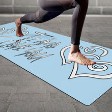 Load image into Gallery viewer, Ti Amo I love you - Exclusive Brand - Regent St Blue - Yoga Mat
