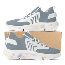 Load image into Gallery viewer, Ti Amo I love you - Exclusive Brand - Regent Grey - Mens / Womens - Air Max React Sneakers - White Soles
