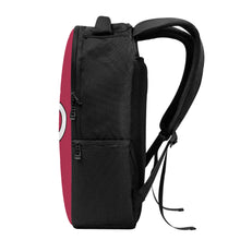 Load image into Gallery viewer, Ti Amo I love you - Exclusive Brand - Viva Magenta - Double White Heart -   Laptop Backpack
