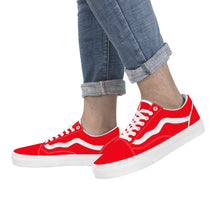 Load image into Gallery viewer, Ti Amo I love you - Exclusive Brand - Ferrari Red - Low Top Flat Sneaker
