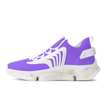 Load image into Gallery viewer, Ti Amo I love you - Exclusive Brand - Heliotrope 3 - Mens / Womens - Air Max React Sneakers - White Soles
