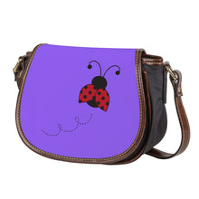 Load image into Gallery viewer, Ti Amo I love you - Exclusive Brand - Heliotrope 3 - Ladybug - Saddle Bag
