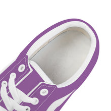 Load image into Gallery viewer, Ti Amo I love you - Exclusive Brand - Muted Purple - Low Top Flat Sneaker
