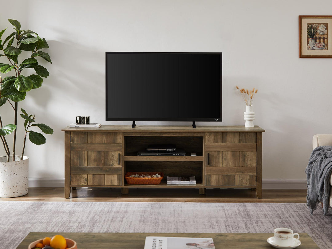 Artificial Wood TV Cabinet for Living Room Ti Amo I love you