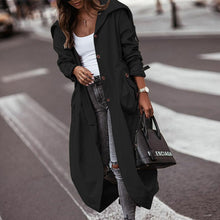 Load image into Gallery viewer, Autumn Winter New Temperamental Casual Large Collared Mid-Length Trench Coat Ti Amo I love you
