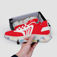 Load image into Gallery viewer, Ti Amo I love you - Exclusive Brand - Ferrari Red  - Mens / Womens - Air Max React Sneakers - White Soles
