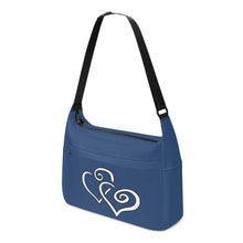 Load image into Gallery viewer, Ti Amo I love you - Exclusive Brand - San Juan - Double White Heart - Journey Computer Shoulder Bag
