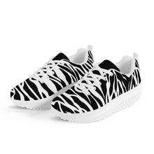 Load image into Gallery viewer, Ti Amo I love you - Exclusive Brand - Zebra - Black &amp; White - Zebra - Women&#39;s Mesh Heightening Shaking Shoe
