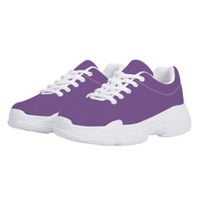 Load image into Gallery viewer, Ti Amo I love you - Exclusive Brand - Dusty Purple - Angry Fish - Chunky Sneakers - White Soles
