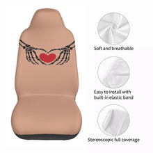 Load image into Gallery viewer, Ti Amo I love you - Exclusive Brand - Feldspar - Skeleton Hands with Hearts  - New Car Seat Covers (Double)
