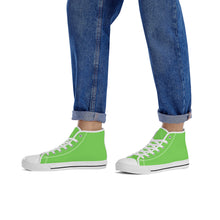 Load image into Gallery viewer, Ti Amo I love you - Exclusive Brand - Pastel Green - High-Top Canvas - White Soles
