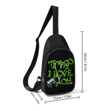 Load image into Gallery viewer, Ti Amo I love you - Exclusive Brand - Hip Hop Logo - Chest Bag
