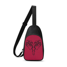 Load image into Gallery viewer, Ti Amo I love you - Exclusive Brand - Cardinal - Dragon Heads Heart -  Chest Bag
