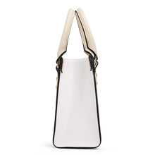 Load image into Gallery viewer, Ti Amo I love you - Exclusive Brand - Vista White - Luxury Womens PU Tote Bag - Cream Straps
