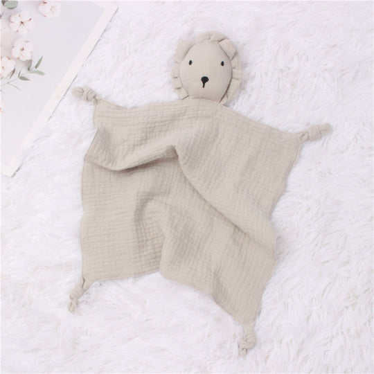 Baby Cotton Muslin Comforter Blanket Soft Newborn Sleeping Dolls Kids Fashion Sleep Toy Soothe Appease Towel Bibs Ti Amo I love you