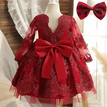 Load image into Gallery viewer, Baby / Toddler - Girls - Lace Dresses - Sizes 9mth - 5T Ti Amo I love you
