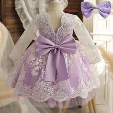 Load image into Gallery viewer, Baby / Toddler - Girls - Lace Dresses - Sizes 9mth - 5T Ti Amo I love you
