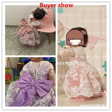 Load image into Gallery viewer, Baby / Toddler - Girls - Lace Dresses - Sizes 9mth - 5T Ti Amo I love you
