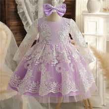 Load image into Gallery viewer, Baby / Toddler - Girls - Lace Dresses - Sizes 9mth - 5T Ti Amo I love you
