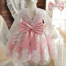 Load image into Gallery viewer, Baby / Toddler - Girls - Lace Dresses - Sizes 9mth - 5T Ti Amo I love you
