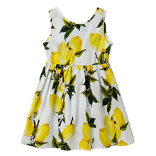 Load image into Gallery viewer, Baby/ Toddler - Girls Sleeveless Flower Print Princess Party Dress Ti Amo I love you
