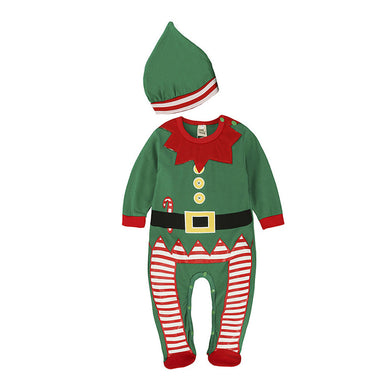 Baby / Toddler - Unisex - Long Sleeve Cotton Christmas Jumpsuit - Sizes 3-24mths Ti Amo I love you