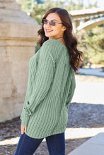 Load image into Gallery viewer, Basic Bae Full Size Ribbed Round Neck Long Sleeve Knit Top Ti Amo I love you
