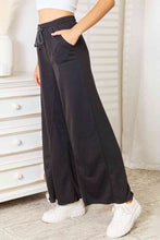 Load image into Gallery viewer, Basic Bae Wide Leg Pocketed Pants - Sizes S-XL Ti Amo I love you
