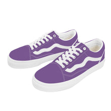 Load image into Gallery viewer, Ti Amo I love you - Exclusive Brand - Dusty Purple - Low Top Flat Sneaker
