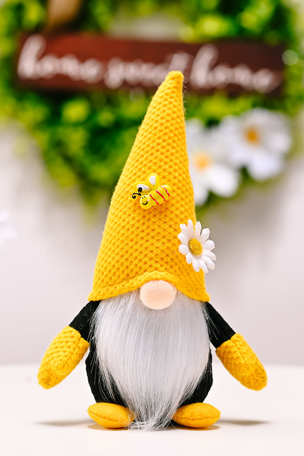 Bee and Flower Decor Faceless Gnome Ti Amo I love you