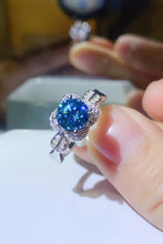 Load image into Gallery viewer, Better Love Next Time 1 Carat Moissanite Ring Ti Amo I love you
