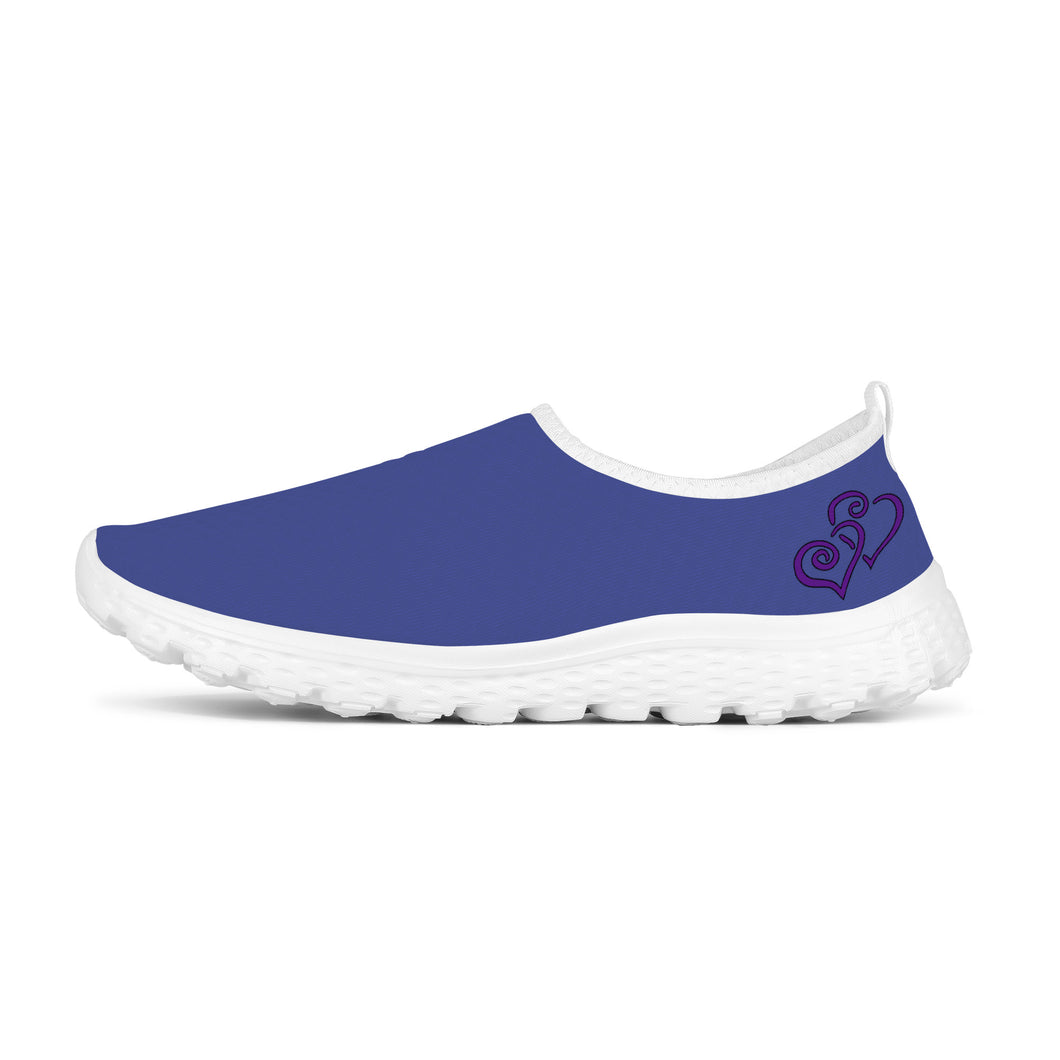 Ti Amo I love you - Exclusive Brand - Victoria - Double Purple Heart - Women's Mesh Running Shoes