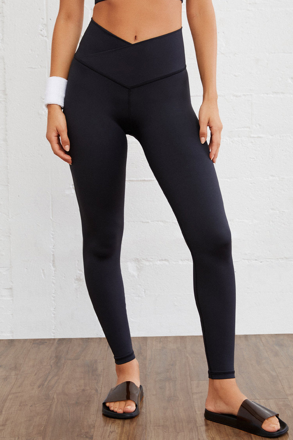 Black or Gray - Arched Waist Seamless Active Leggings - Sizes S-XL Ti Amo I love you