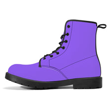 Load image into Gallery viewer, Ti Amo I love you - Exclusive Brand - Heliotrope 3 - Double Black Heart - Synthetic Leather Boots
