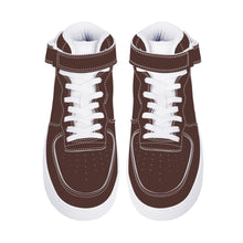 Load image into Gallery viewer, Ti Amo I love you - Exclusive Brand - American Mahogany -  High Top Unisex Sneakers
