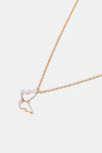 Load image into Gallery viewer, Butterfly Pendant Copper 14K Gold-Plated Necklace Ti Amo I love you
