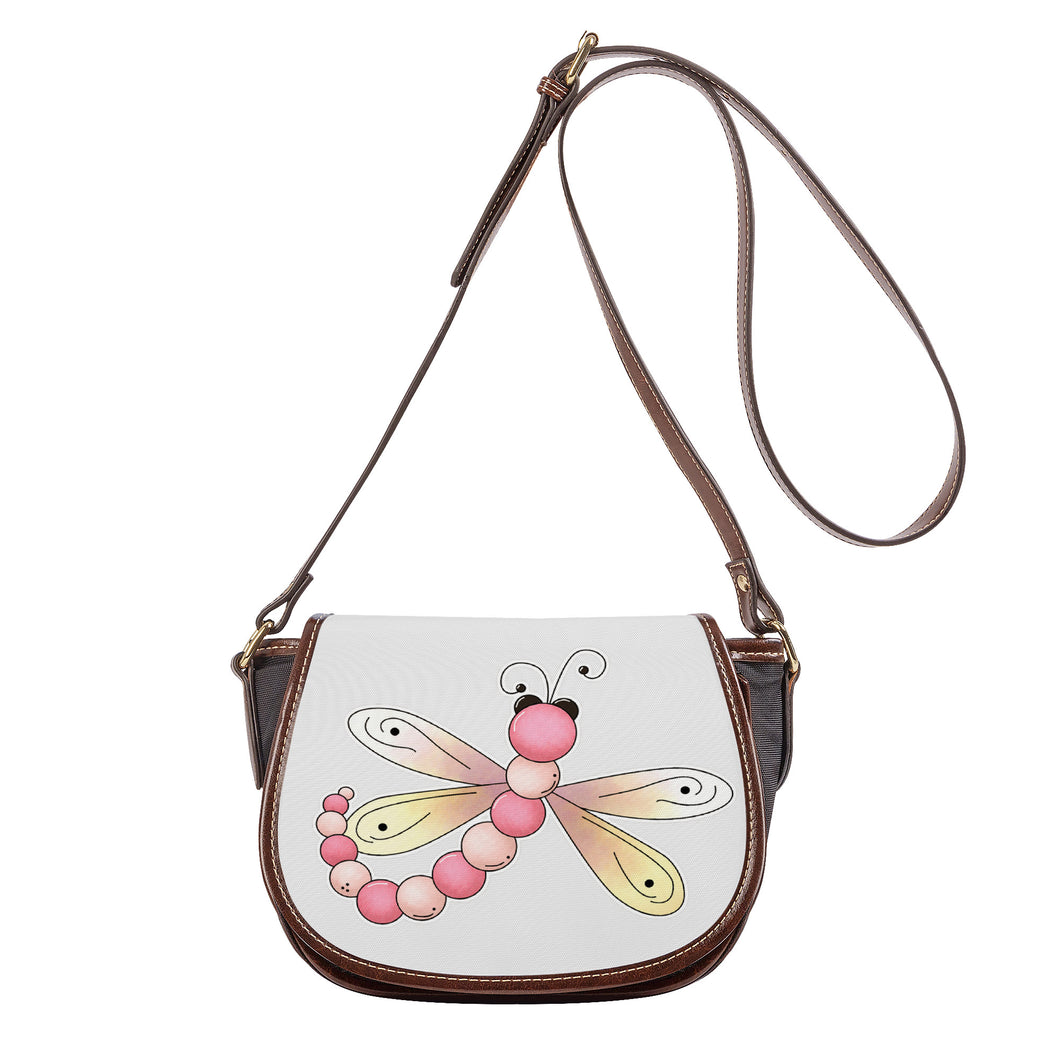 Ti Amo I love you - Exclusive Brand - Concrete - Dragonfly - Saddle Bag