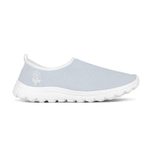 Load image into Gallery viewer, Ti Amo I love you - Exclusive Brand - Mystic - Double White Heart - Women&#39;s Mesh Running Shoes - White Soles
