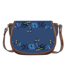 Load image into Gallery viewer, Ti Amo I love you - Exclusive Brand - San Juan - Blue Floral - Saddle Bag
