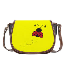 Load image into Gallery viewer, Ti Amo I love you - Exclusive Brand - Yellow - Ladybug - Saddle Bag
