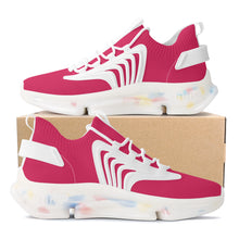 Load image into Gallery viewer, Ti Amo I love you - Exclusive Brand - Cerise Red 2 - Mens / Womens - Air Max React Sneakers - White Soles
