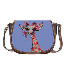 Load image into Gallery viewer, Ti Amo I love you - Exclusive Brand - Mood Mode - Giraffe- Saddle Bag
