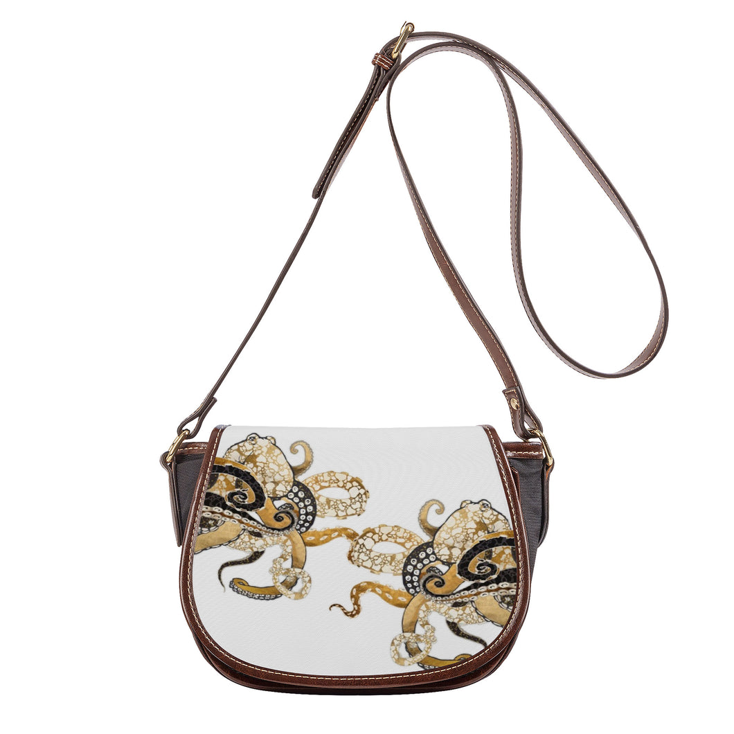 Ti Amo I love you - Exclusive Brand - Concrete - Octopi - Saddle Bag