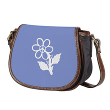 Load image into Gallery viewer, Ti Amo I love you - Exclusive Brand - Mood Mode - White Daisy - Saddle Bag
