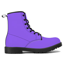 Load image into Gallery viewer, Ti Amo I love you - Exclusive Brand - Heliotrope 3 - Double Black Heart - Synthetic Leather Boots
