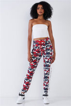 Load image into Gallery viewer, Camouflage High Waisted Pants - Sizes S-L Ti Amo I love you
