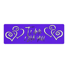 Load image into Gallery viewer, Ti Amo I love you - Exclusive Brand - Dark Purple - Yoga Mat
