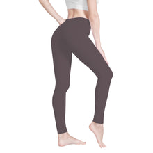 Load image into Gallery viewer, Ti Amo I love you - Exclusive Brand  - Wenge -  White Daisy -  Yoga Leggings
